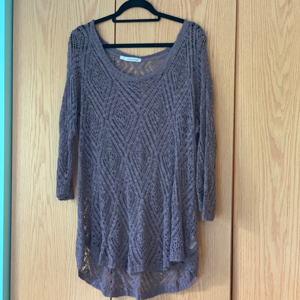 Lilac knit sweater